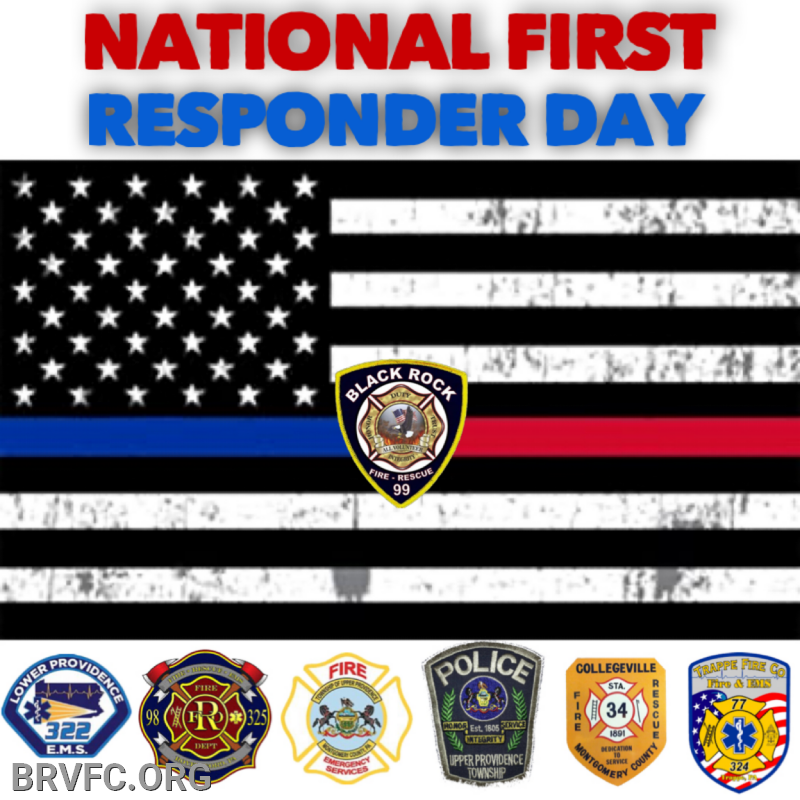 National First Responder Day Black Rock Volunteer Fire Company